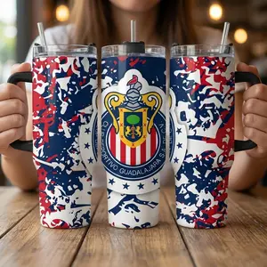 Tumbler 40oz V5 Chivas Club Deportivo Guadalajara· Stainless Steel Tumbler 40oz