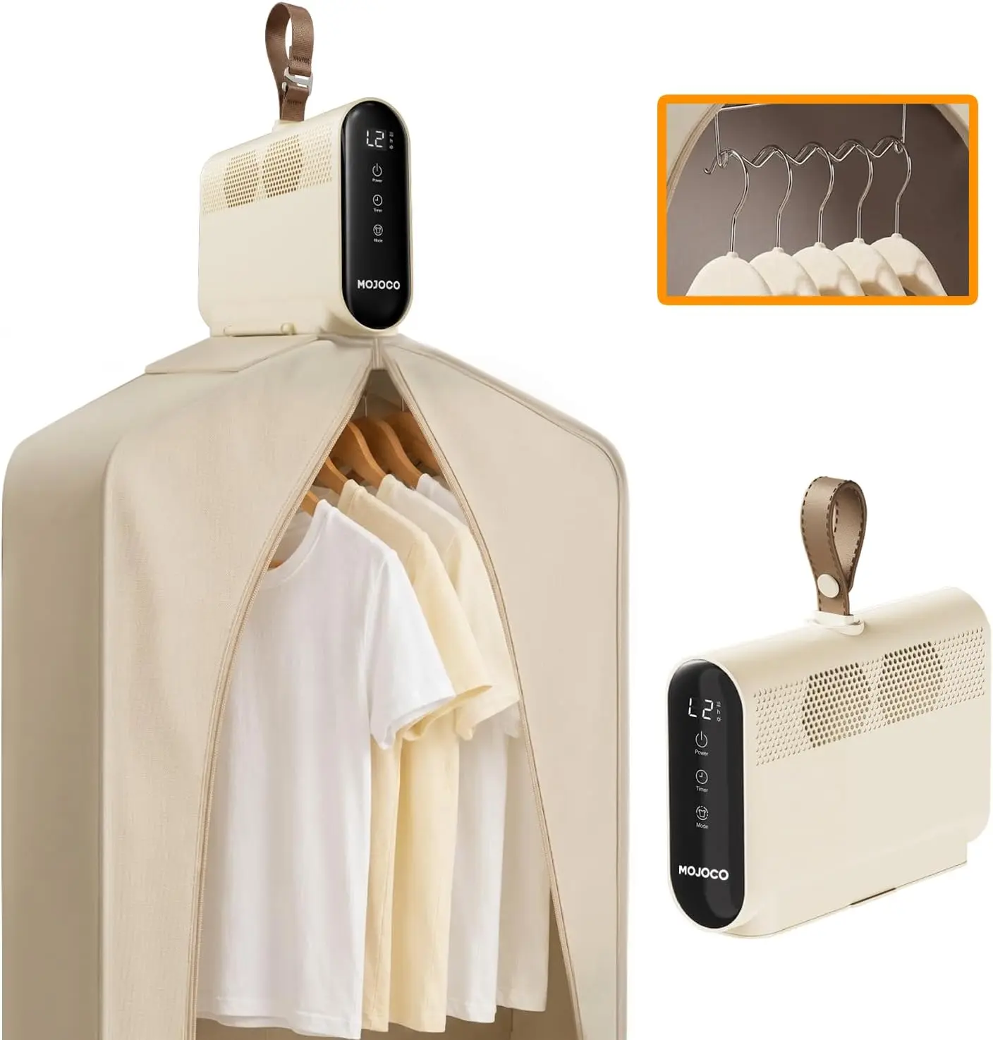 Travel Clothes Dryer - Global Voltage Mini Portable Dryer with Timer & Quiet Operation - Small & Compact dryer for Dorms, Apartments, RVs
