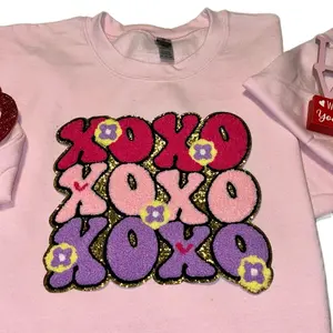 Iron-on Chenille Patch for Valentine's Day - Versatile Design, Easy Application, Durable Finish, Perfect Fit