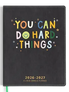 Callie Danielle 2026-2027 Academic Planner, Weekly & Monthly Calendars, Dated July 2026 - June 2027, 8.5" x 11" (You Can Do Hard Things)