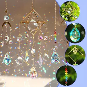 DIY Crystal Suncatcher Kit for Adults, 400pcs Glass Craft Supplies, Geometric Shapes & Colored Beads, Ideal for Window & Office Decor