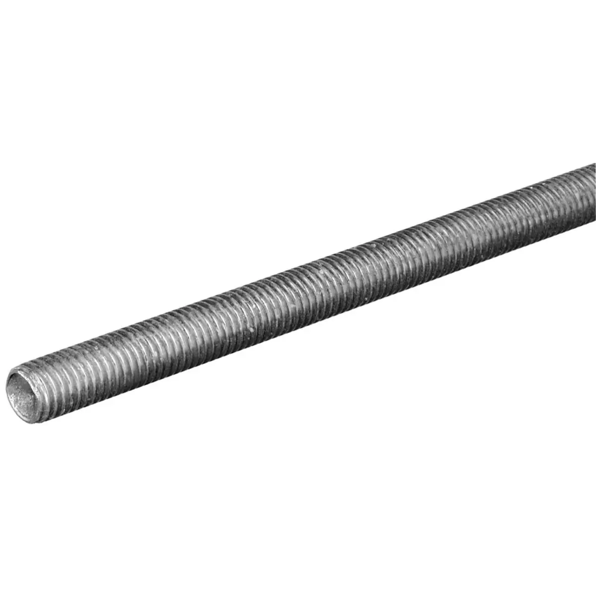Boltmaster Steelworks NC Zinc Threaded Rod, 0.44in Diameter, 36in Length, 14 Thread Size, 7/16" Diameter, Commercial Nut Fit, RoHS Compliant (11023)