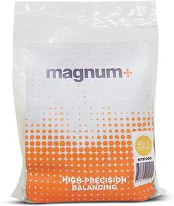 magnum+ Tire Balancing Beads for Trucks, Trailer, Off-Road Vehicles – TPMS Compatible Tempered Glass Wheel Balance Beads – One Bag x 10.5oz/300g