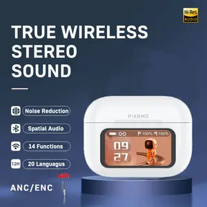 Wireless Earbuds, Full Touch Screen earphone, Active Noise Cancelling headset,Stereo Sound Headphone for Exercising,Calling, Gifts for friends