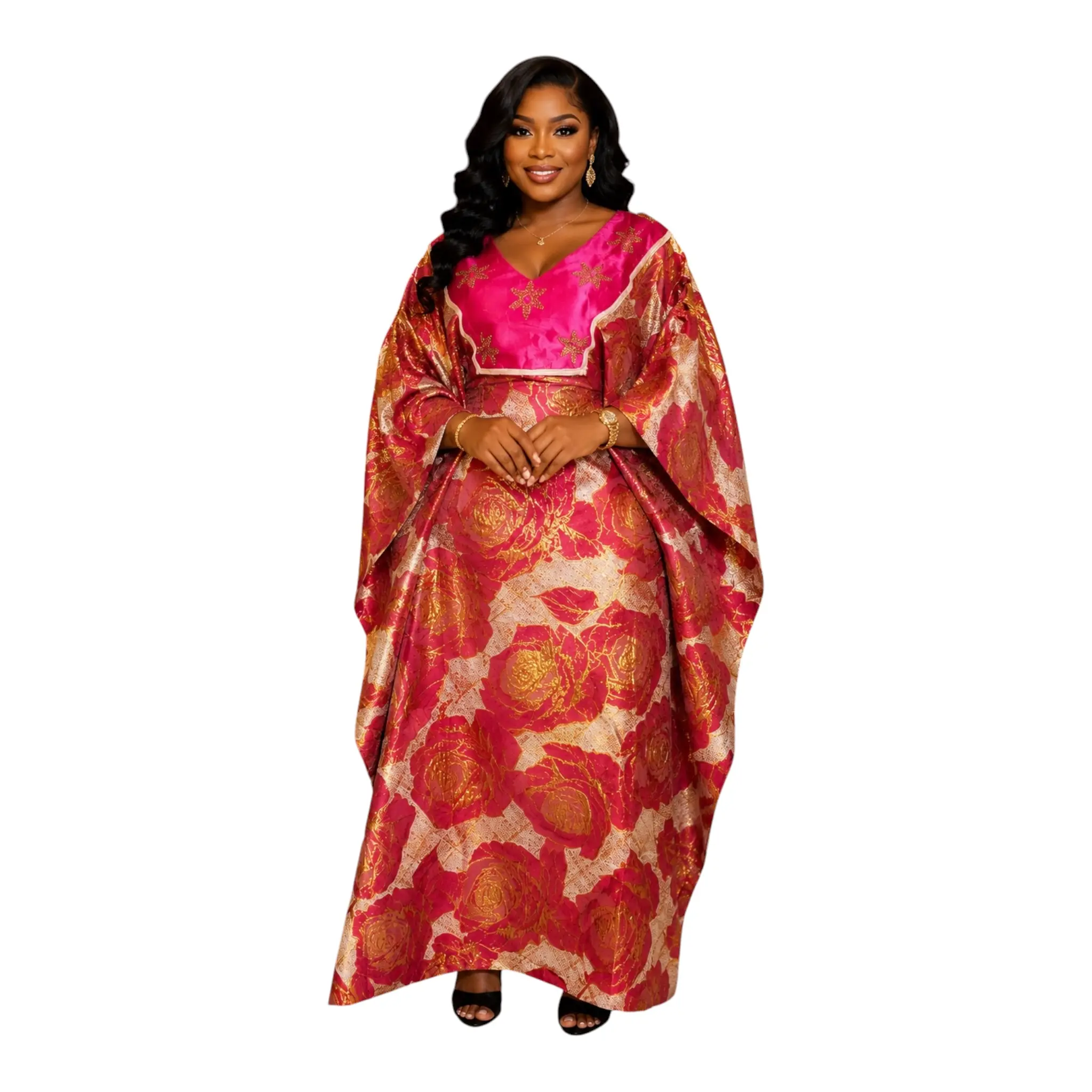 CRZ Elegant Damask Brocade Bubu CRZ Elegant Damask Brocade Bubu
