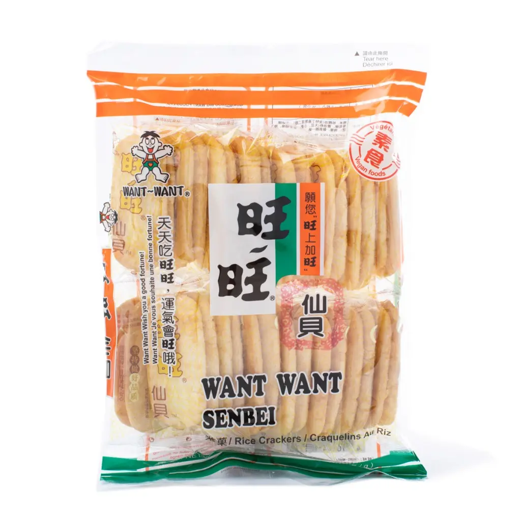 Want Want Senbei Rice Crackers 92 g Want Want Senbei Rice Crackers 92 g