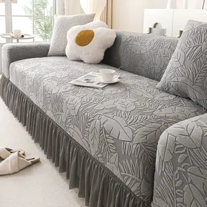 Soft Plush Sofa Cover, Washable Sofa Slipcover, Pet Furniture Protector, Dustproof and Durable, Fall/winter Style, Fits Living Room Seats (multiple Sizes Available)