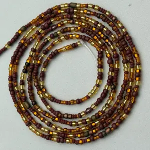 Latte Tie on waist beads
