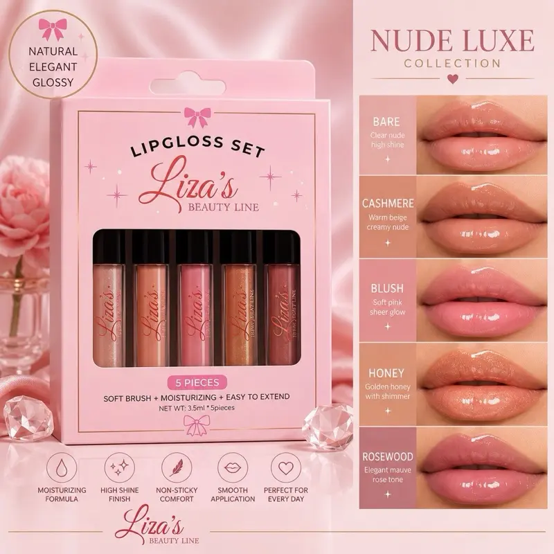 Liza’s Beauty Line Lip Gloss Set