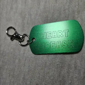 Medical Alert Dog Tag - Heart Disease Design