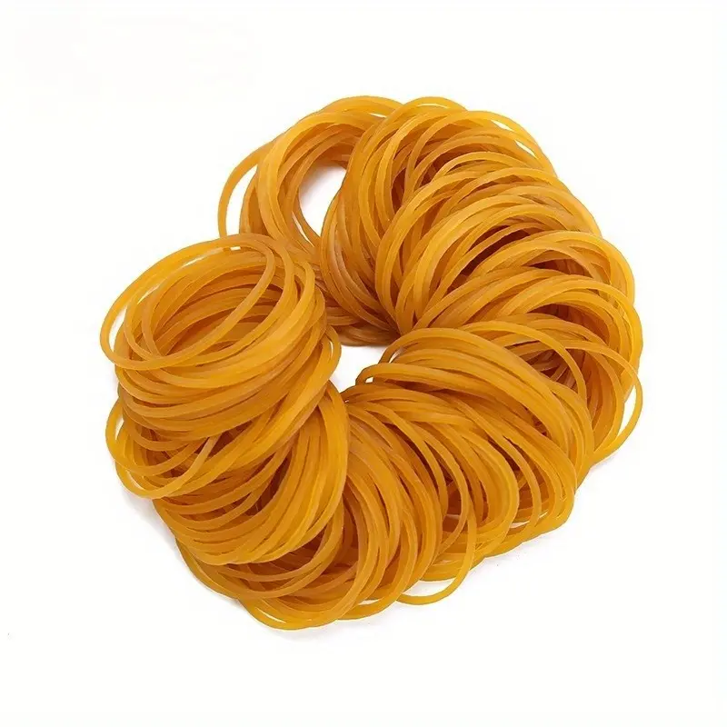 150pcs Multifunctional Rubber Bands, 20mm Diameter, Durable Natural Rubber, Reliability, Office School Home Use, Strong Elasticity, Convenient Accessories