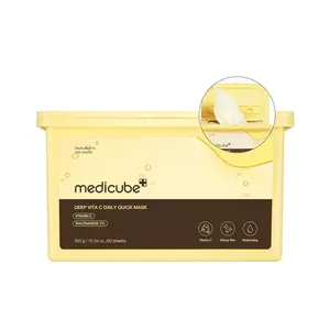 [Official Medicube Partner] Deep Vita C Daily Quick Mask (30pcs) - Tone, Texture, Glow Triple Care