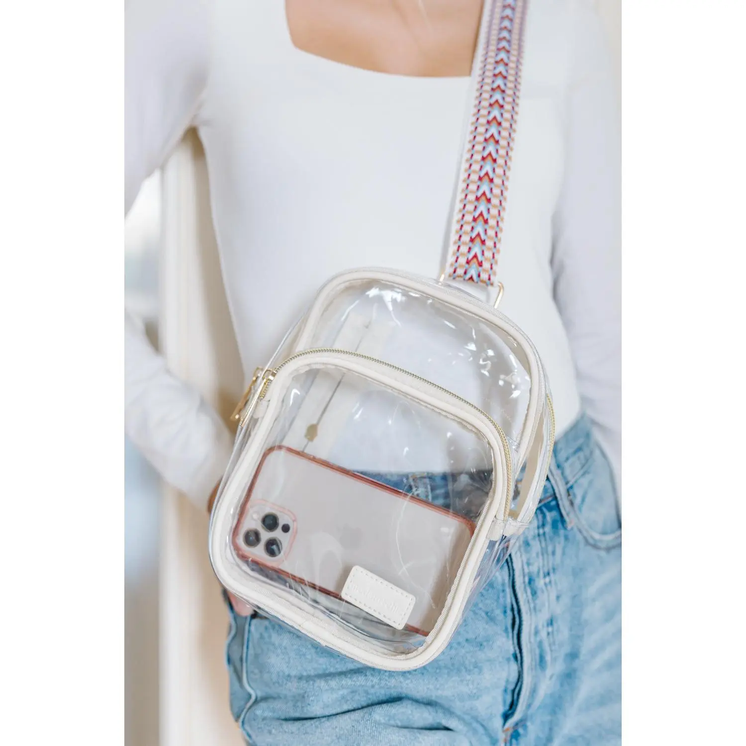 Jacie Clear Sling Crossbody Jacie Clear Sling Crossbody