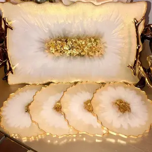 Epoxy elegant trays and coasters