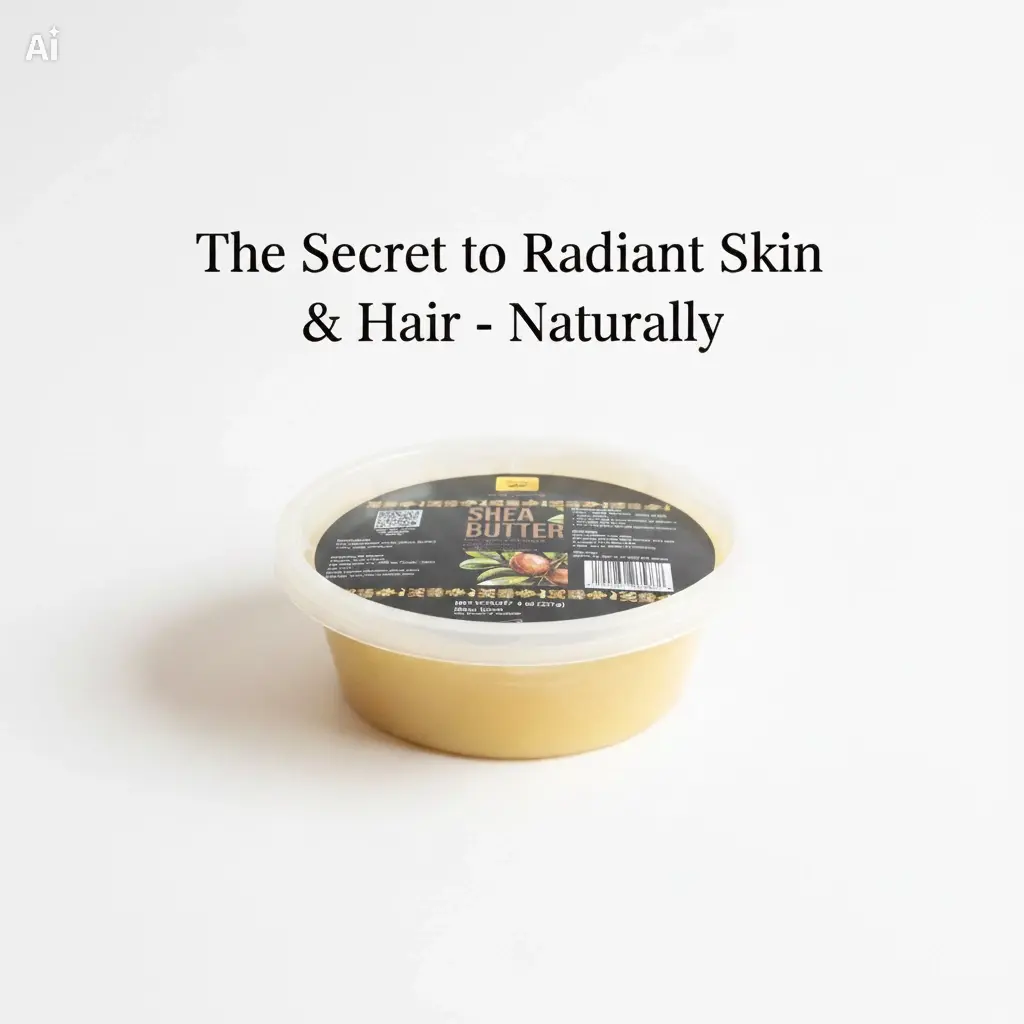 8oz Premium Natural Raw Shea Butter