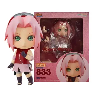 1set 10CM Anime Naruto Shippuuden Kyuubi Haruno Sakura Figure (#872) Action Figure Model Sasuke Toy Gift Collection Doll Kakashi