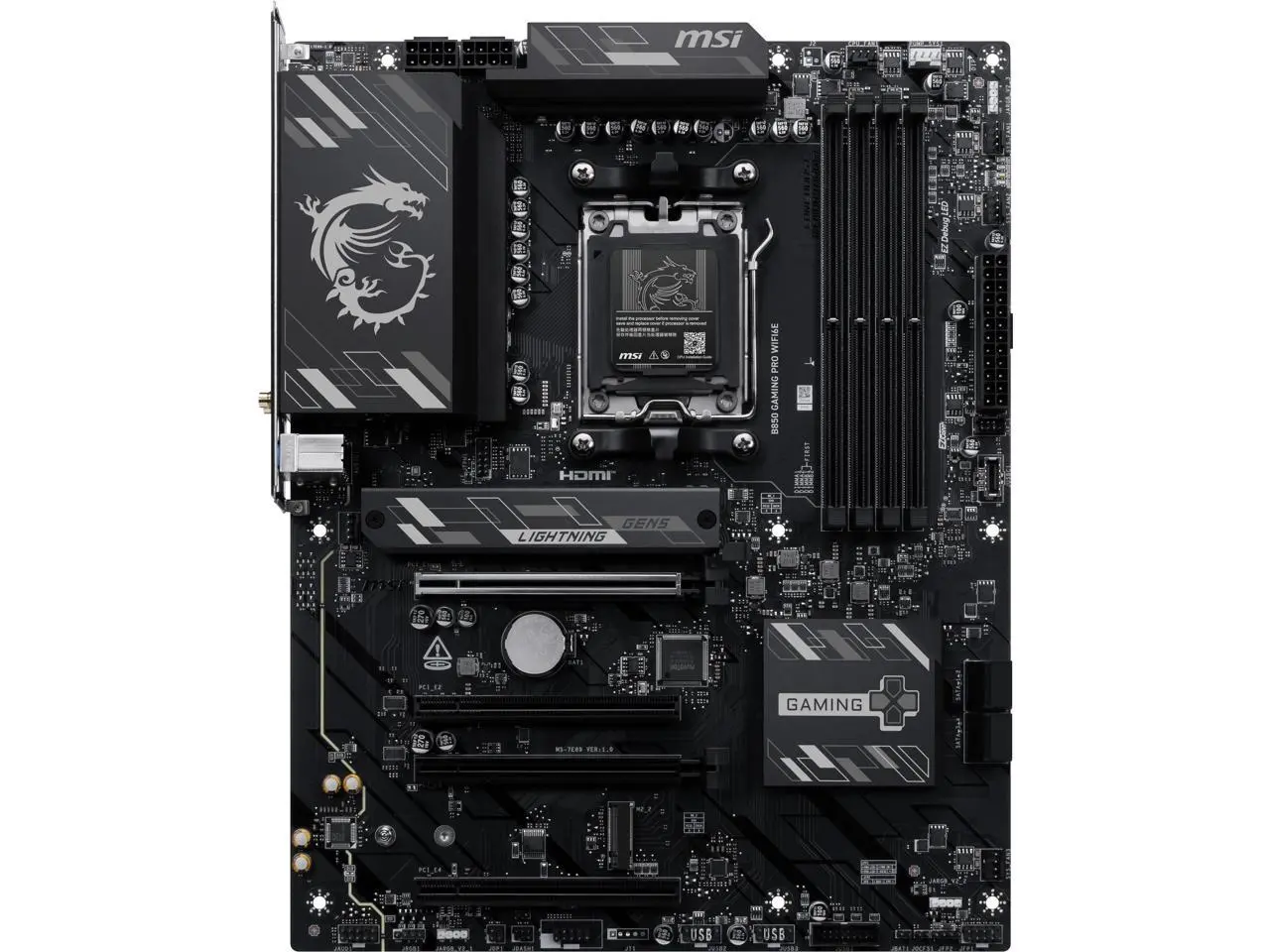 MSI B850 GAMING PRO WIFI6E AM5 AMD B850 ATX Motherboards