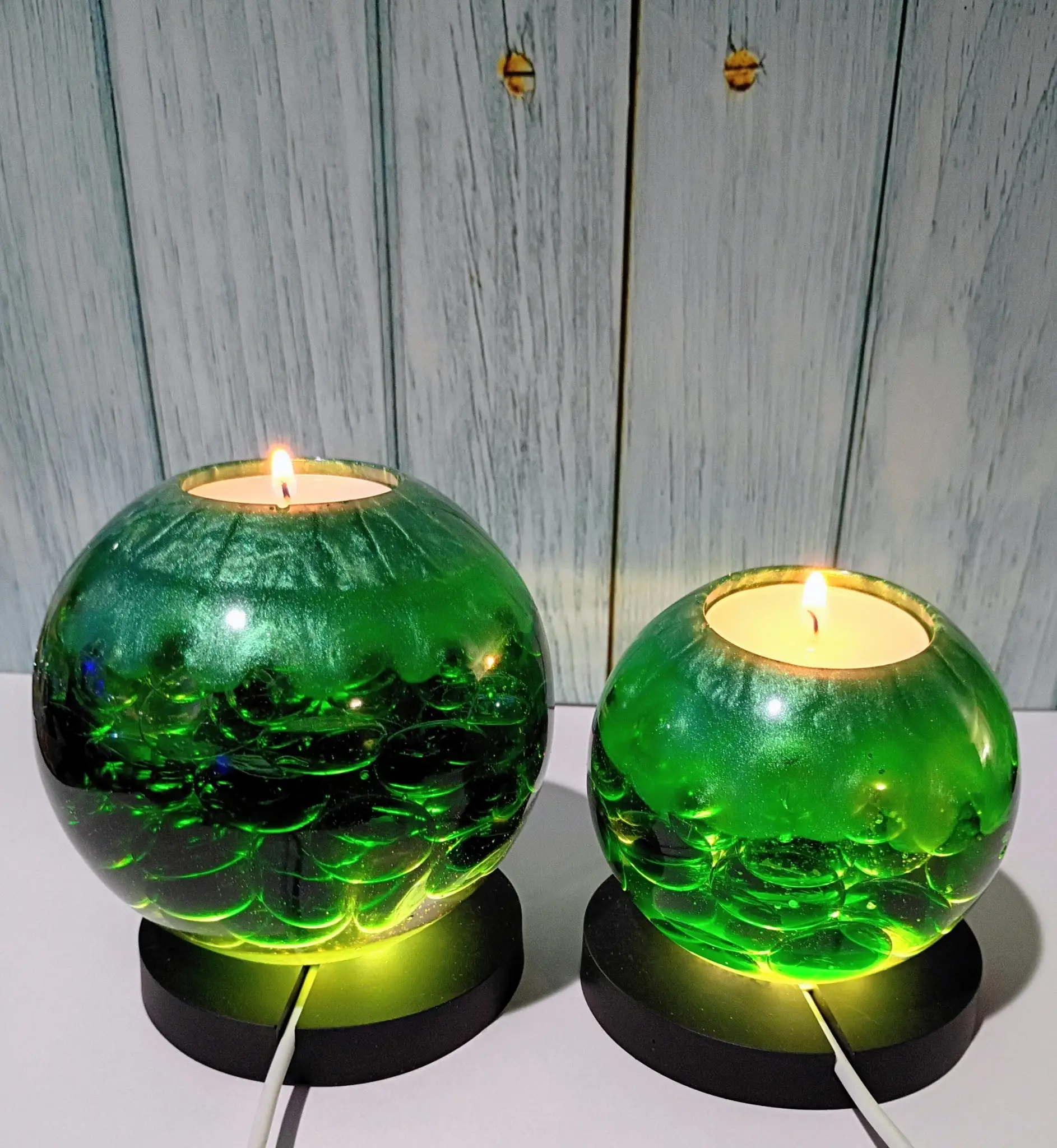 Large Ball Tealight Candle Holder Set