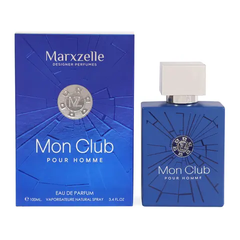 Marxzelle Designer Perfume Mon Club Pour Homme Eau de Parfum 100ml