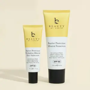 Beaut by Earth Barrier Protection Mineral Sunscreen Duo (SPF 50) - No white cast Daily Hydrating Lightweight