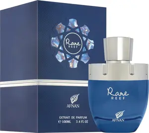 AFNAN Rare Reef Extrait De Parfum 3.4oz Regular Edition Marine Inspired Fragrance for Enthusiasts 100ml