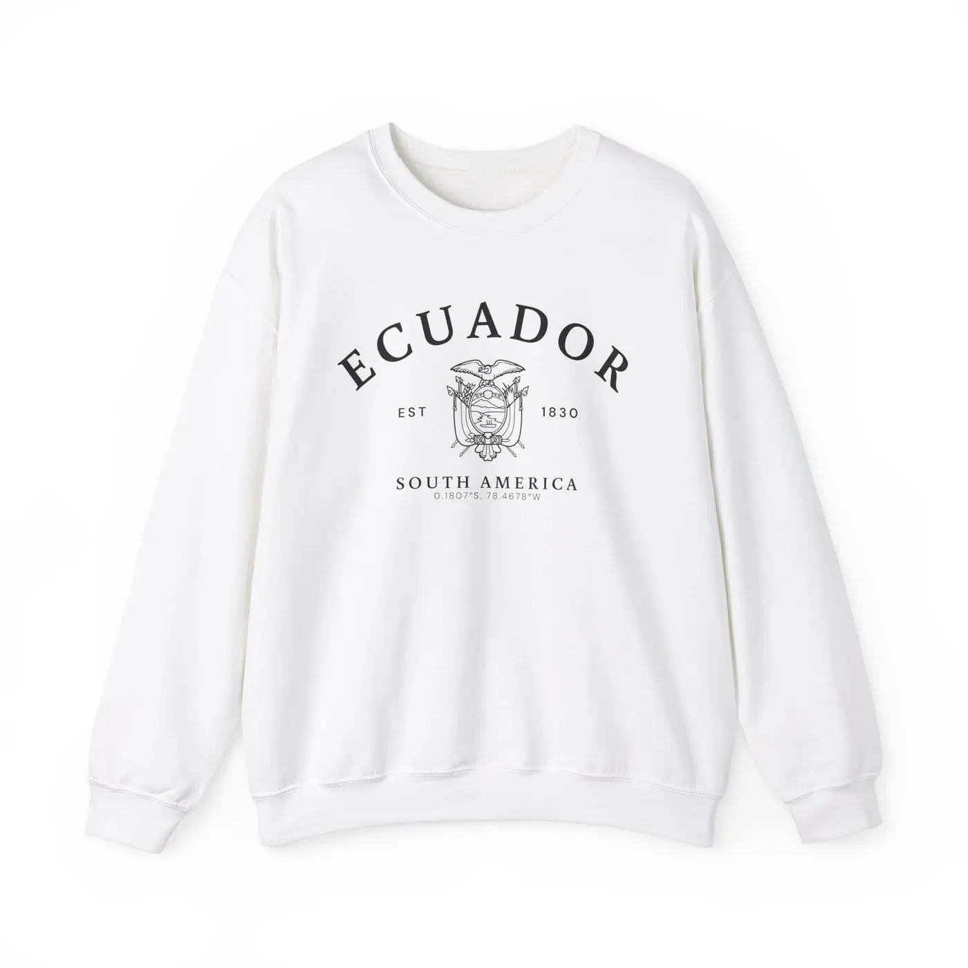 Ecuador Shirt, Ecuador South America sweatshirt, Ecuador sweater, Ecuador Gift, Soft and Comfortable Pullover Sweatshirt