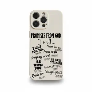 Cool Words Typography Aesthetic Bible Verse Phone Case for iPhone 16 15 14 13 12 Pro Max Plus White Protective Christian Gifts for Women Sister Men