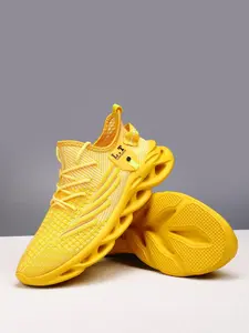 Men's Fashionable Lace Up Blade Sole Low Top Sneakers, Casual Comfortable Breathable Sports Running Shoes, Male All-match Round Toe Chunky Sneakers for Daily Life