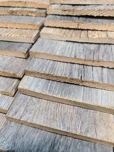 Rustic Thins - 1/4" thick Weathered Reclaimed Wood Planks for DIY Crafts, Projects and Decor
