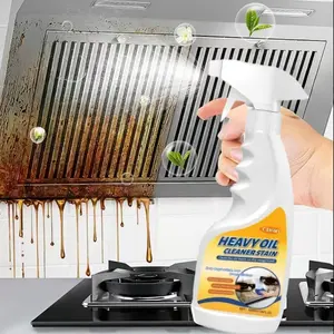 Multi-Purpose Cleaner Spray Bottle with Nozzle & Towel, Efficient Kitchen Cleaning Solution for Home Use, Effective Stain Removal, Heavy Oil Cleaner, Grill Cleaner, Oven Stove Vent Sink Care
