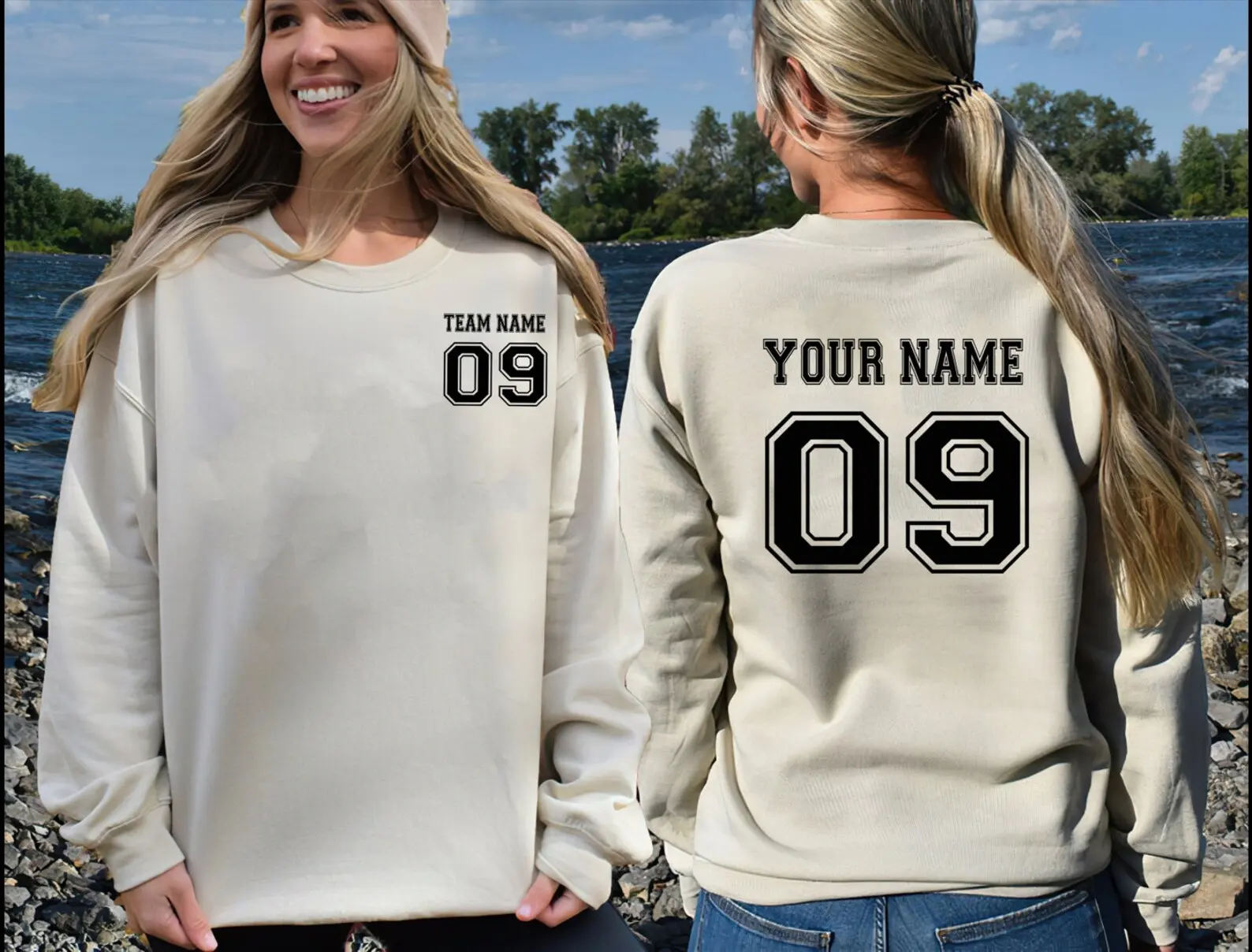 Customizable Unisex Hoodies – Personalize with Your Name and Number