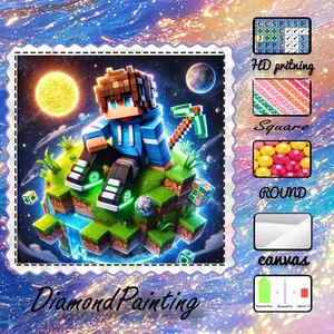 5D-DIY, High-end Velvet Canvas, Diamond Art, Diamond Painting, Pixel World AB Diamonds, Fairy Dust Diamonds, Crystal Diamonds, Perfect Home Decoration, Handmade Diamond Art Painting Kit, Special Craft Diamond Art Kit, Diamond Painting Kits