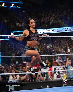 AJ Lee WWE Unsigned SmackDown Return Photograph