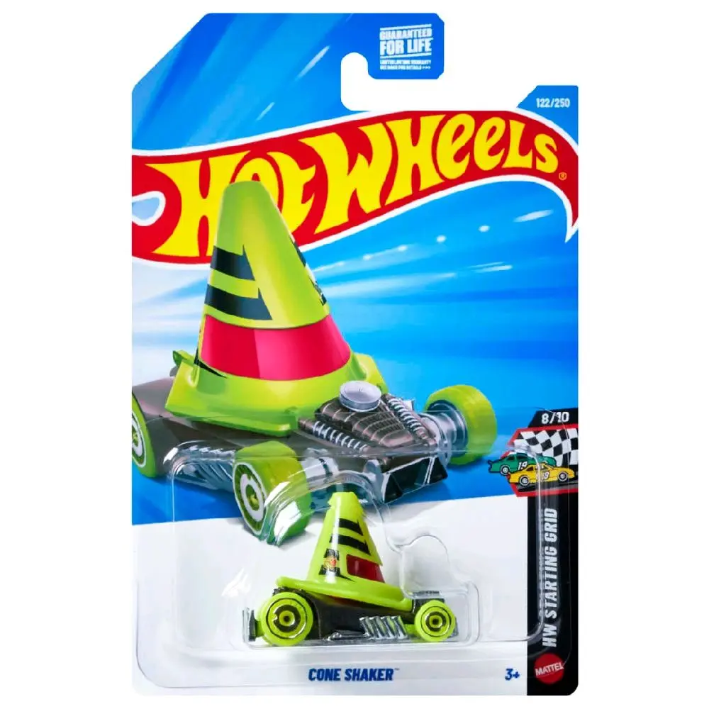 Hot Wheels Treasure Hunt Cone Shaker Diecast Car - Collectible Scale Model Mini Vehicle, Ideal for Die Cast Cars Enthusiasts and Collectibles Fans, Diecast Collectible