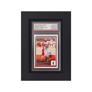 CRDC PSA Graded Card Display Frame, Sports Card Display Frame for PSA Graded Cards- Trading Card Display Case for Football Basketball Hockey Trading Card, Black