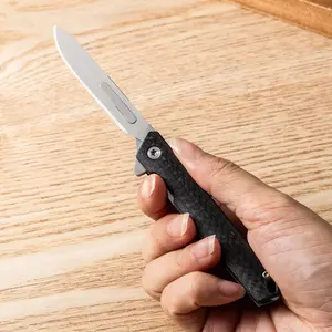 Sharp Craft Knife No Ca_prop_65_ca/re, Portable Keychain Cutter with Replaceable Blade, Ideal for Opening Boxes & Sculpting, Portable Hand Tools