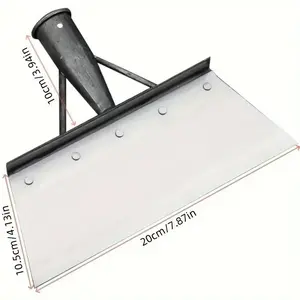 Multifunctional Cleaning Shovel(handle not included), Stainless Steel Universal Outdoor Garden Cleaning Shovel, Heavy Duty Flat Shovel, Weeding, Planting, Landscaping Snow