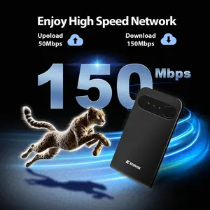 Portable Travel WiFi Router - No SlM Card NeededUpgraded Mobile Hotspot with Free 1GB Data Smart AppControlled for Dorms Travel & Camping  Internet Modem