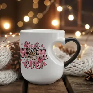 1pc, Mother'S Day Present for Mom, Birthday Present from Daughter Son, Best Mom Ever Mama Color Changing Reusable Coffee Mug, New Cool Ideas Presents for for Mother'S Day, Party Events Drinkware, Novelty Coffee Mug