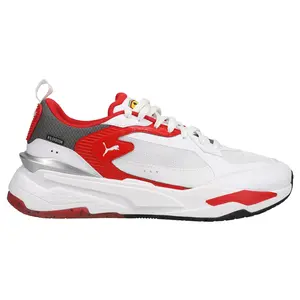 PUMA Mens Scuderia Ferrari Rs Fast Lace Up Sneakers Shoes Casual - White