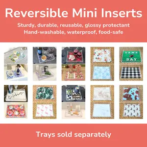 Mini Tray Insert - Reversible & Interchangeable  - (Choose Insert Style - TRAYS SOLD SEPARATELY)