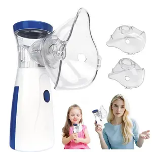 Portable Nebulizer for Adults and Kids,Handheld Mesh Nebulizer for Breathing Problem, Rechargeable Ultrasonic Nebulizer for Travel Home Use skin care