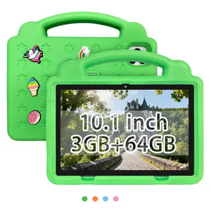 10.1 Inch Android Education Tablet, Android Wifi Tablet, Student Tablets, Iwawa System, Sim Card Support, Parental Control, Shockproof Case, Holiday Gift, suitable for boys and girls, enables interactive learning, no adapter included, blue/pink