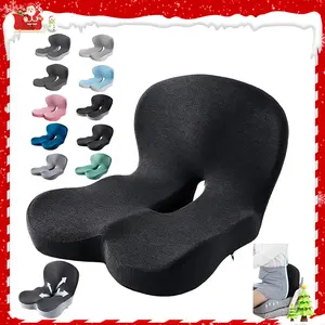 Memory Foam Car Seat Cushion, Soft Comfortable Ergonomic Design, Back Pain Relief, Suitable for Cars Office, Christmas Gift, Enhanced Seat Cushion