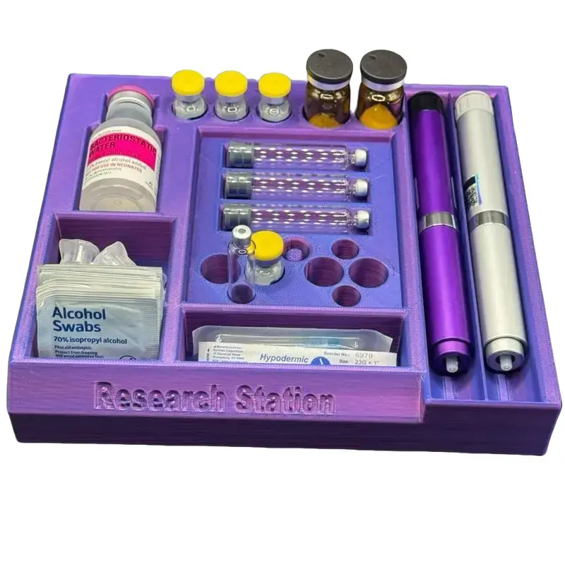 Ultimate Reconstitution Station – Complete Organizer Multifunctional Storage Solution Premium Box Accessory Container