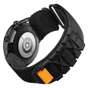 22mm Strap Compatible with Samsung Galaxy Watch 3 45mm/Galaxy Watch 46mm SM-R800/Gear S3 Frontier/Classic, Durable Nylon Sport Strap, Smartwatch Strap