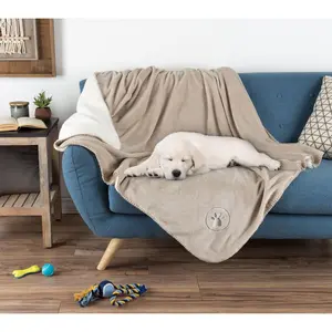 Petmaker Waterproof 50 x 60 Reversible Sherpa Pet Blanket Petmaker Waterproof 50 x 60 Reversible Sherpa Pet Blanket