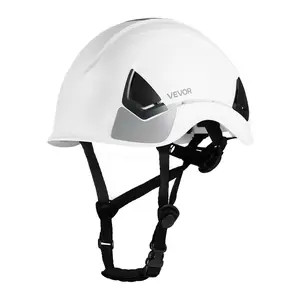 Father's Day Gift VEVOR Construction Safety Helmet Vented Class C White Safety Hardhat for Men & Women