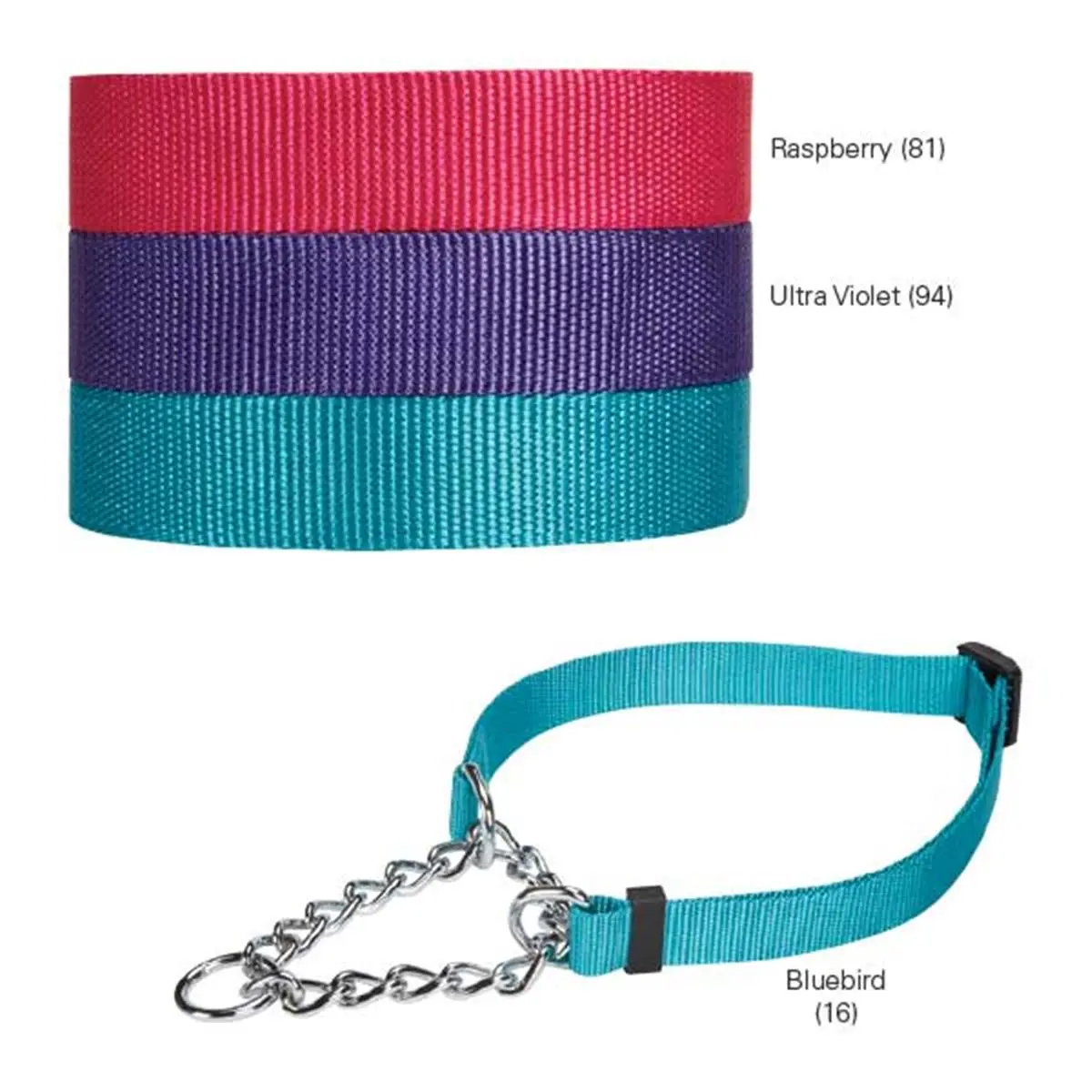Guardian Gear Martingale Collar for Small Animals - 22-34 in Ultra Violet, Injury-Preventing, Collars & Harnesses Category, Coordinating Leads Available, Includes Hangtag, Prevents Injury