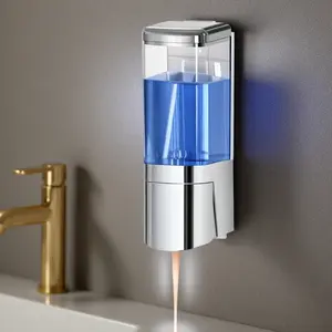 Household 500ML Wall Mounted Soap Dispenser, Versatile Bathroom Press Bottle for Shampoo and Shower Gel, Space-Saving Shower Accessory, Soap Container